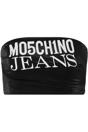 Moschino Logo-print bandeau top