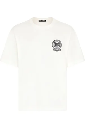 Dolce & Gabbana DG-embroidered cotton T-shirt