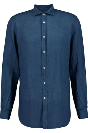 Boglioli Long-sleeve linen shirt
