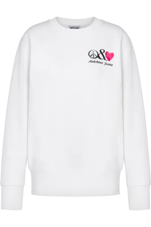 Moschino Graphic-print cotton hoodie