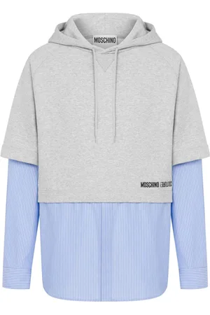 Moschino Logo-print layered hoodie