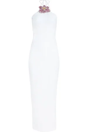 Retrofete Jessie rhinestone halterneck dress