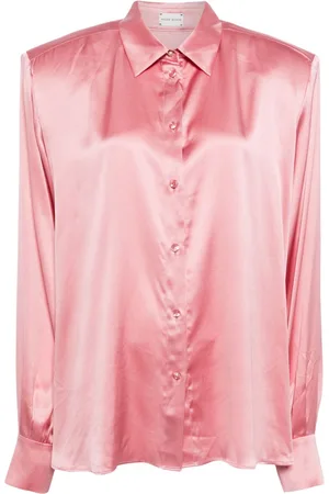 MAGDA BUTRYM Long-sleeved silk-satin shirt