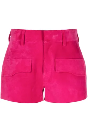 RTA Shane suede shorts