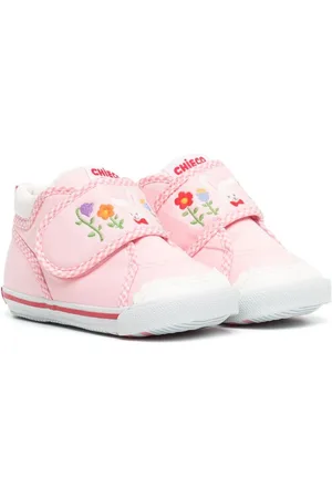 Miki House Rabbit embroidery sneakers
