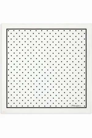 Dolce & Gabbana Polka-dot silk scarf