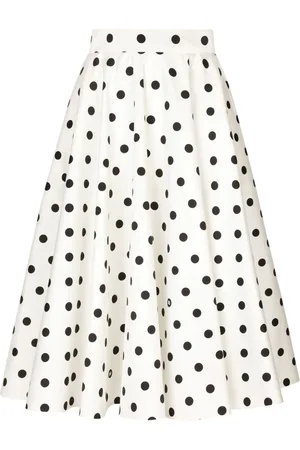 Dolce & Gabbana Polka-dot midi skirt