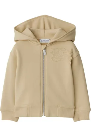 Burberry Equestrian Knight zipped cotton hoodie