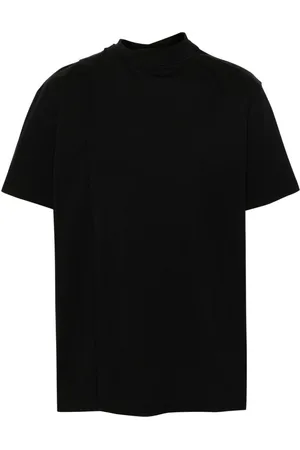 Mordecai Stripe-detail wrap T-shirt