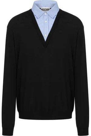 Moschino Logo-print layered jumper