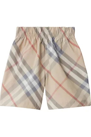 Burberry Check-print deck shorts