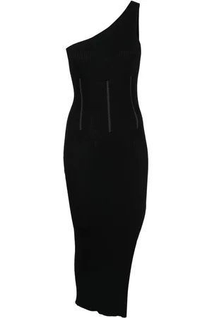 Twin-Set Ribbed-knit midi dress