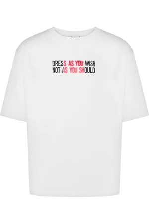 Moschino Slogan-print cotton T-shirt