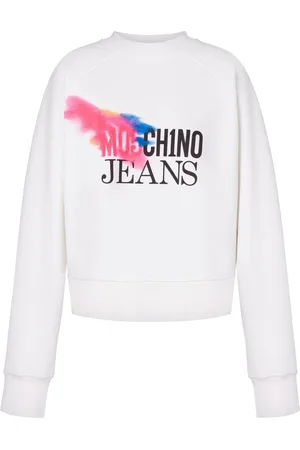 Moschino Logo-print cotton sweatshirt
