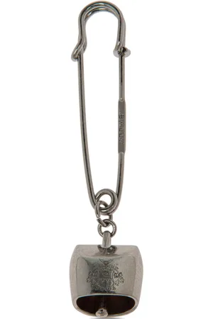 Bally Logo-engraved safety brooch