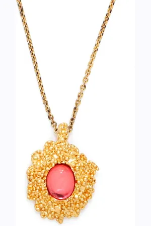 Saint Laurent Stone-pendant necklace