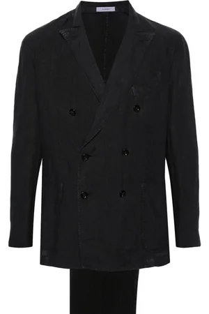 Boglioli Double-breasted linen suit