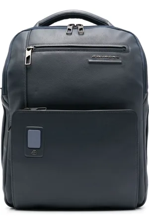 Piquadro Akron leather backpack