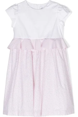 Il gufo Short-sleeve peplum dress