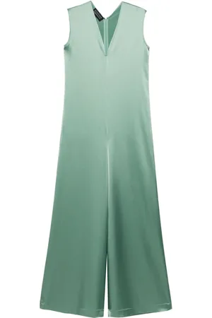 GIANLUCA CAPANNOLO Antonia sleeveless satin jumpsuit