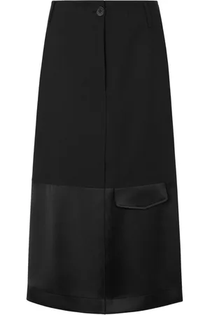 Moschino Panelled tailored midi skirt