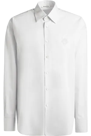 Bally Logo-embroidered cotton shirt