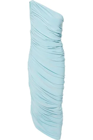 Norma Kamali Diana one-shoulder gown