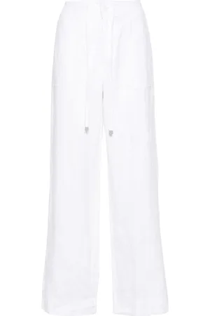 Ralph Lauren Drawstring-waist linen trousers