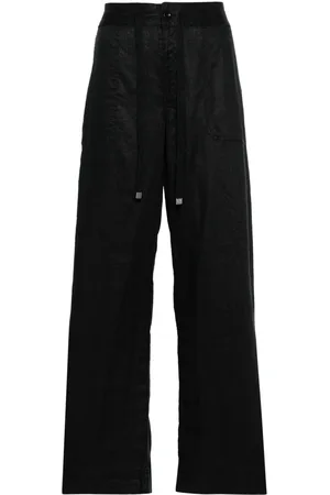 Ralph Lauren Drawstring-waist linen trousers