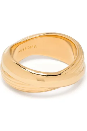 Missoma Lucy Williams Chunky Entwine ridge ring