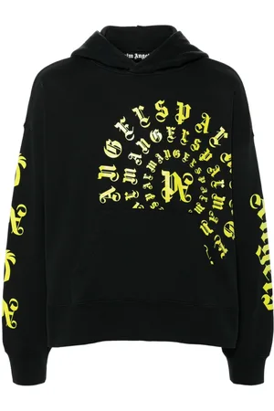 Palm Angels Logo-print cotton hoodie