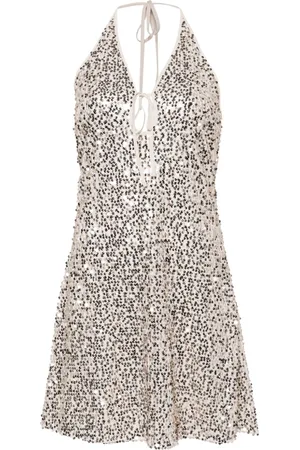 ROTATE Sequinned mini dress