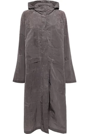 GOEN.J Recycled nylon hooded parka coat