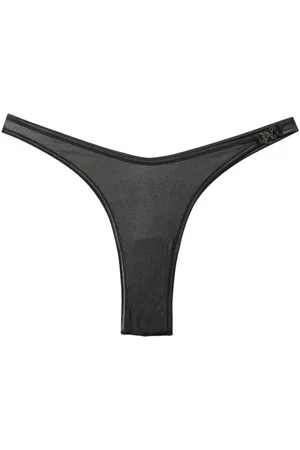 Palm Angels Monogram-plaque bikini bottoms