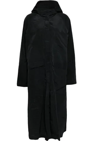 GOEN.J Recycled nylon hooded parka coat