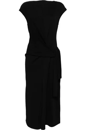 GOEN.J Knot-detail sleeveless cotton-jersey midi dress