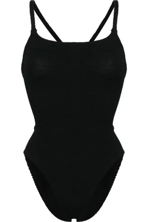 Hunza G Bette shirred swimsuit