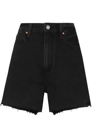 Paige Dani high-waisted denim shorts