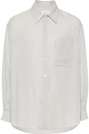 LEMAIRE Double-pocket lyocell shirt