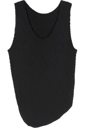 PLEATS PLEASE ISSEY MIYAKE Plissé-effect tank top