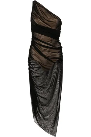 Norma Kamali Diana one-shoulder gown