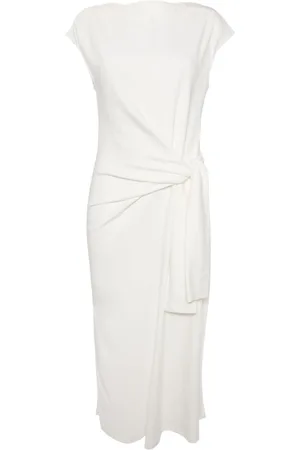GOEN.J Knot-detail sleeveless cotton-jersey midi dress