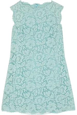 VALENTINO GARAVANI 2010 floral-lace minidress