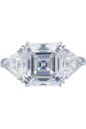 FANTASIA BY DESERIO 14kt white gold simulated-diamond ring