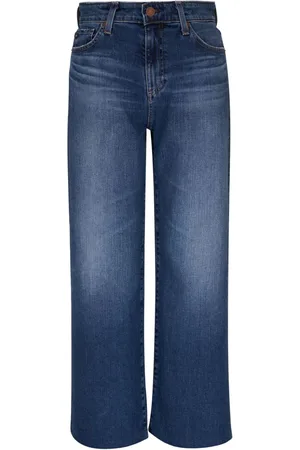 AG Jeans Mid-rise straight-leg jeans