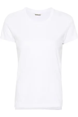 Auralee Short-sleeve cotton T-shirt