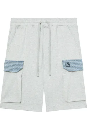 FIVE CM Tweed-detailing cotton shorts