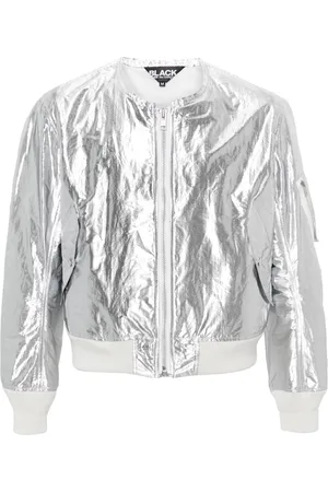 Comme des Garçons Metallic-finish bomber jacket