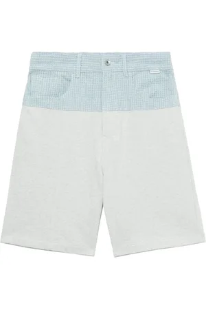 FIVE CM Wide-leg panelled shorts