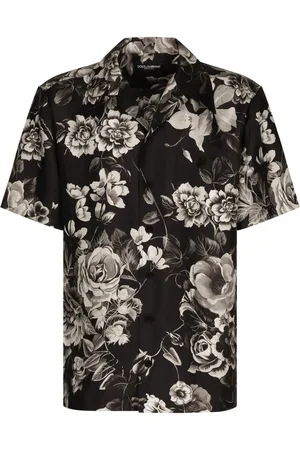Dolce & Gabbana Floral-print silk shirt